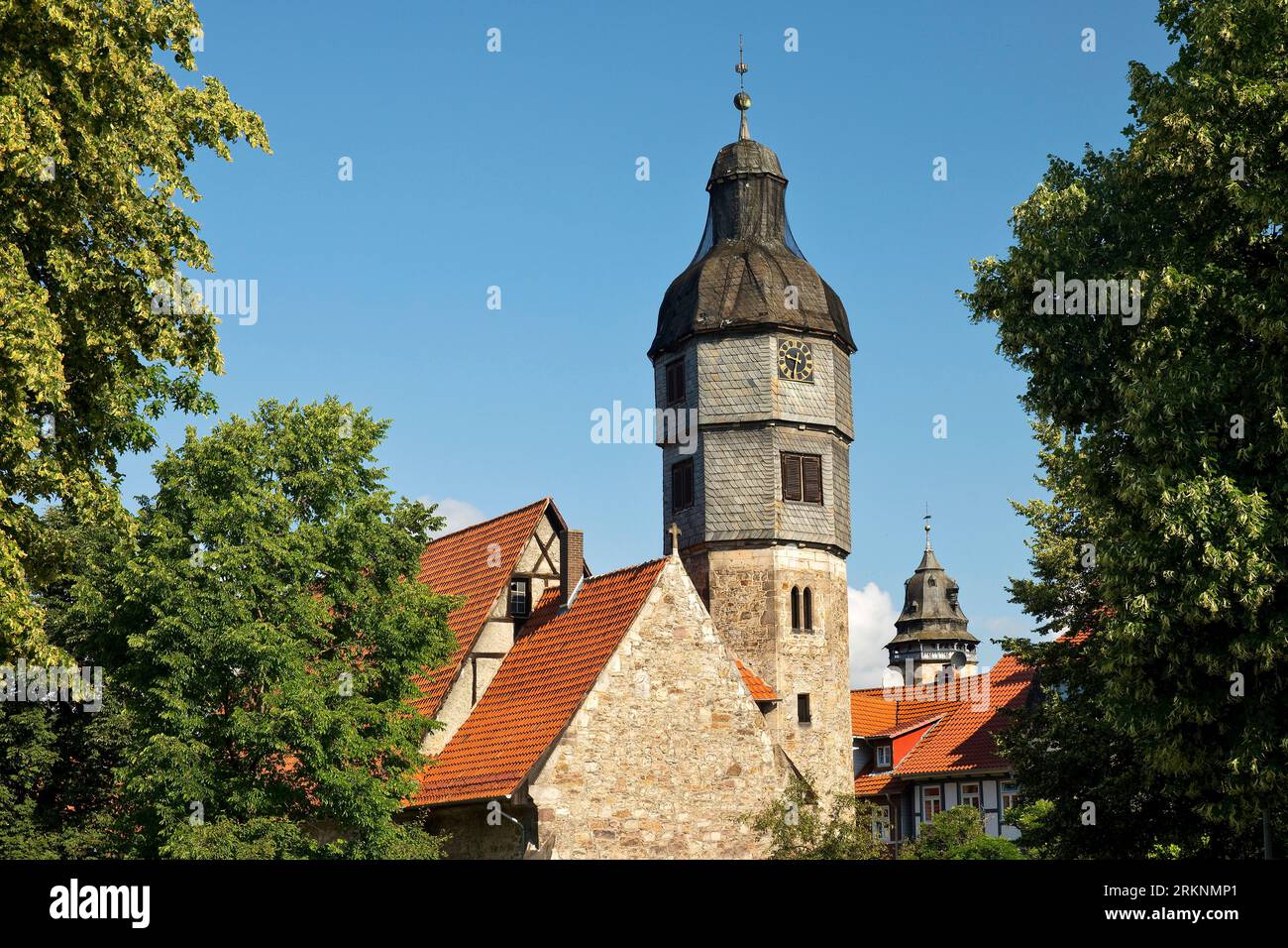 St. Aegidienkirche in der Altstadt, Deutschland, Niedersachsen, Hannoversch Muenden Stockfoto
