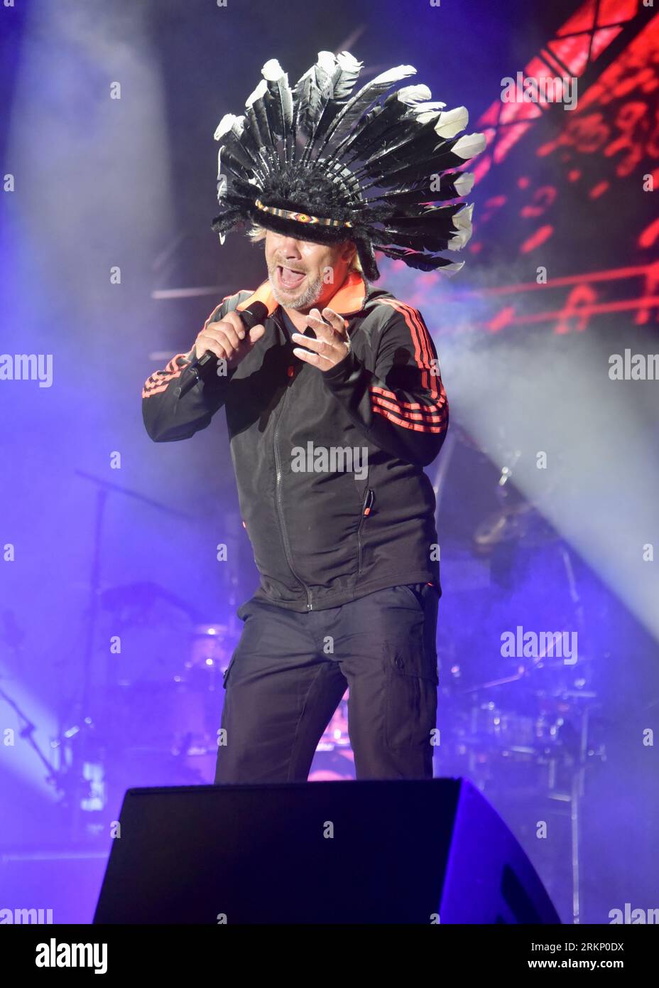 Victorious Festival, Portsmouth/Southsea, 25. August 2023, Jamiroquai Headliner Freitag Abend beim Victorious Festival, Southsea, Credit: Graham Tarrant/Alamy Live News Stockfoto