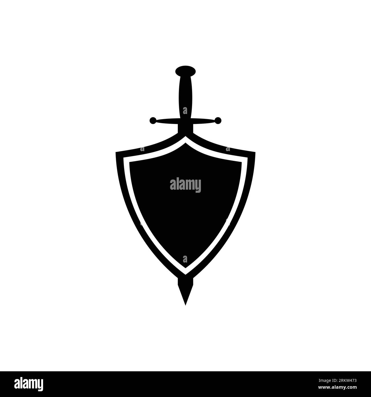 Design-Vorlage für Schildsymbol-Vektor Stock Vektor