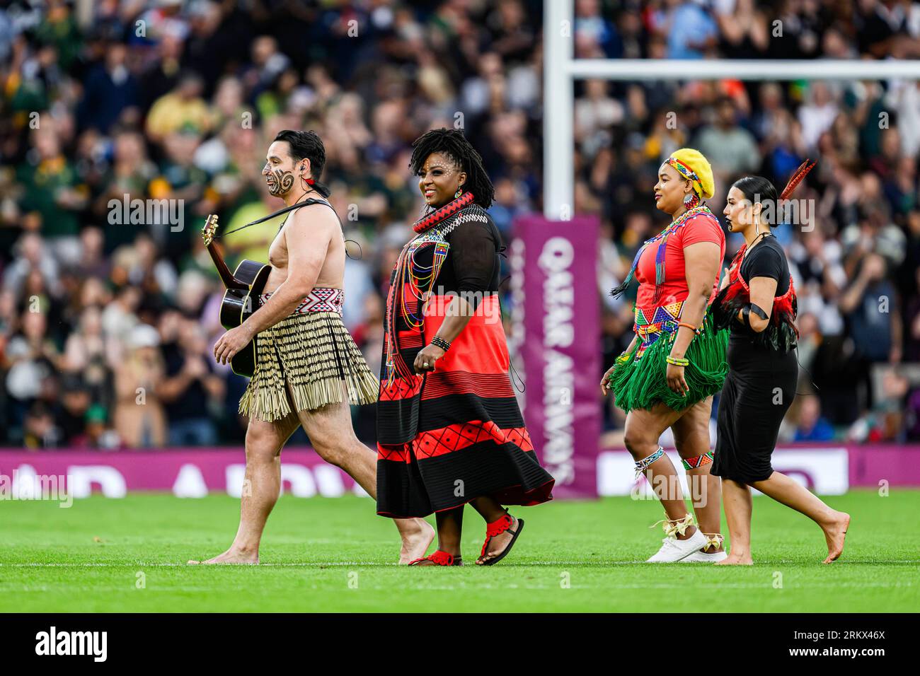 LONDON, VEREINIGTES KÖNIGREICH. 25. August, 23. August. Während des Qatar Airways Cup - Springboks gegen All Blacks im Twickenham Stadium am Freitag, den 25. August 2023. LONDON ENGLAND. Quelle: Taka G Wu/Alamy Live News Stockfoto