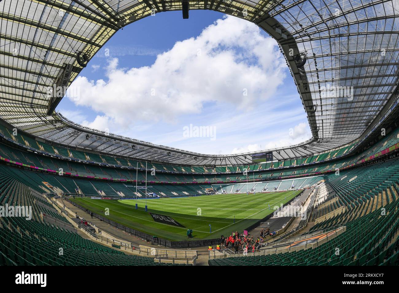 Allgemeiner Überblick über das Twickenham Stadium, Heimstadion von England RFU vor dem Sommer-Spiel 2023 England gegen Fiji im Twickenham Stadium, Twickenham, Großbritannien, 26. August 2023 (Foto: Mike Jones/News Images) Stockfoto