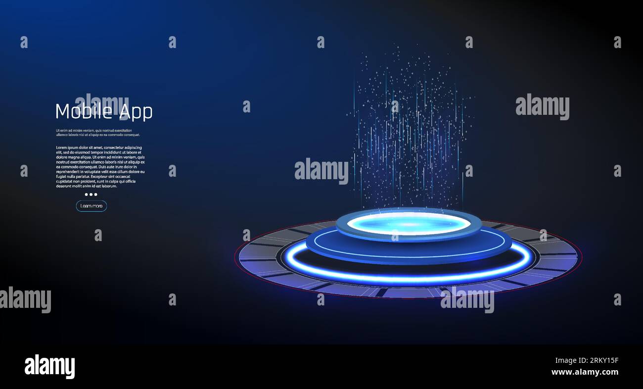 Remote data center for the management of modern technologies. Vector Cloud, the concept of cloud storage, data transfer, Stock Vektor