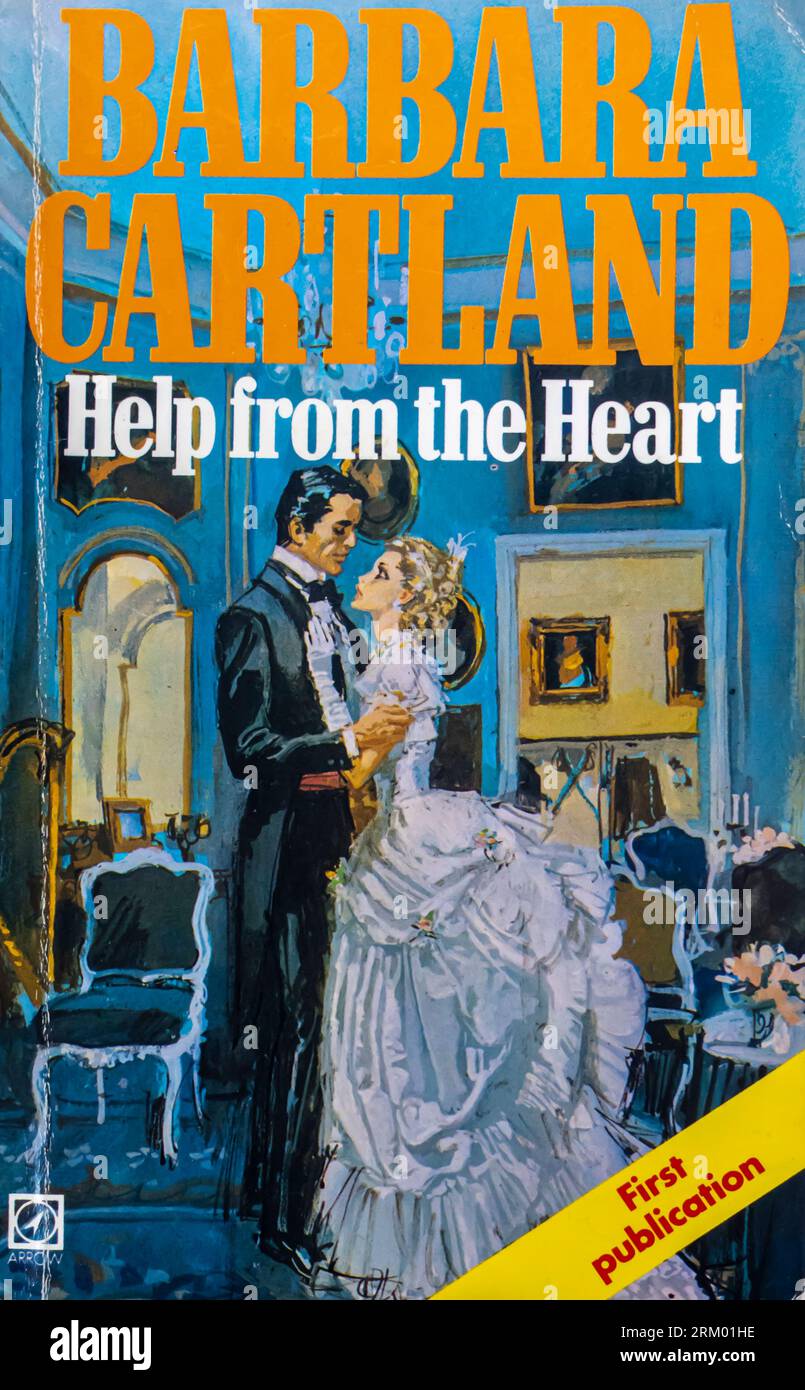 Help from the Heart Book von Barbara Cartland 1983 Stockfoto