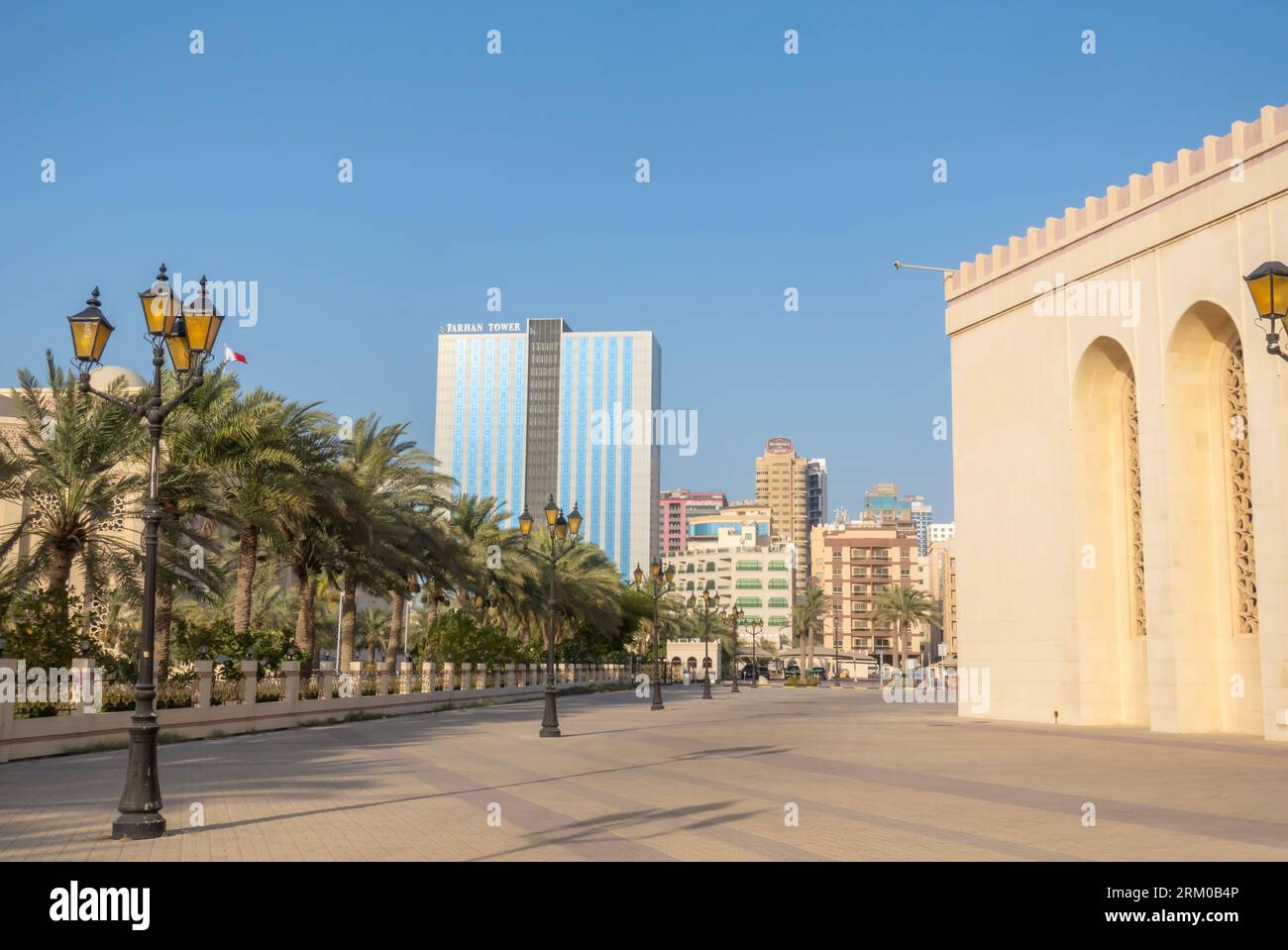 Farhan Tower Jaffair Manama, Bahrain Stockfoto