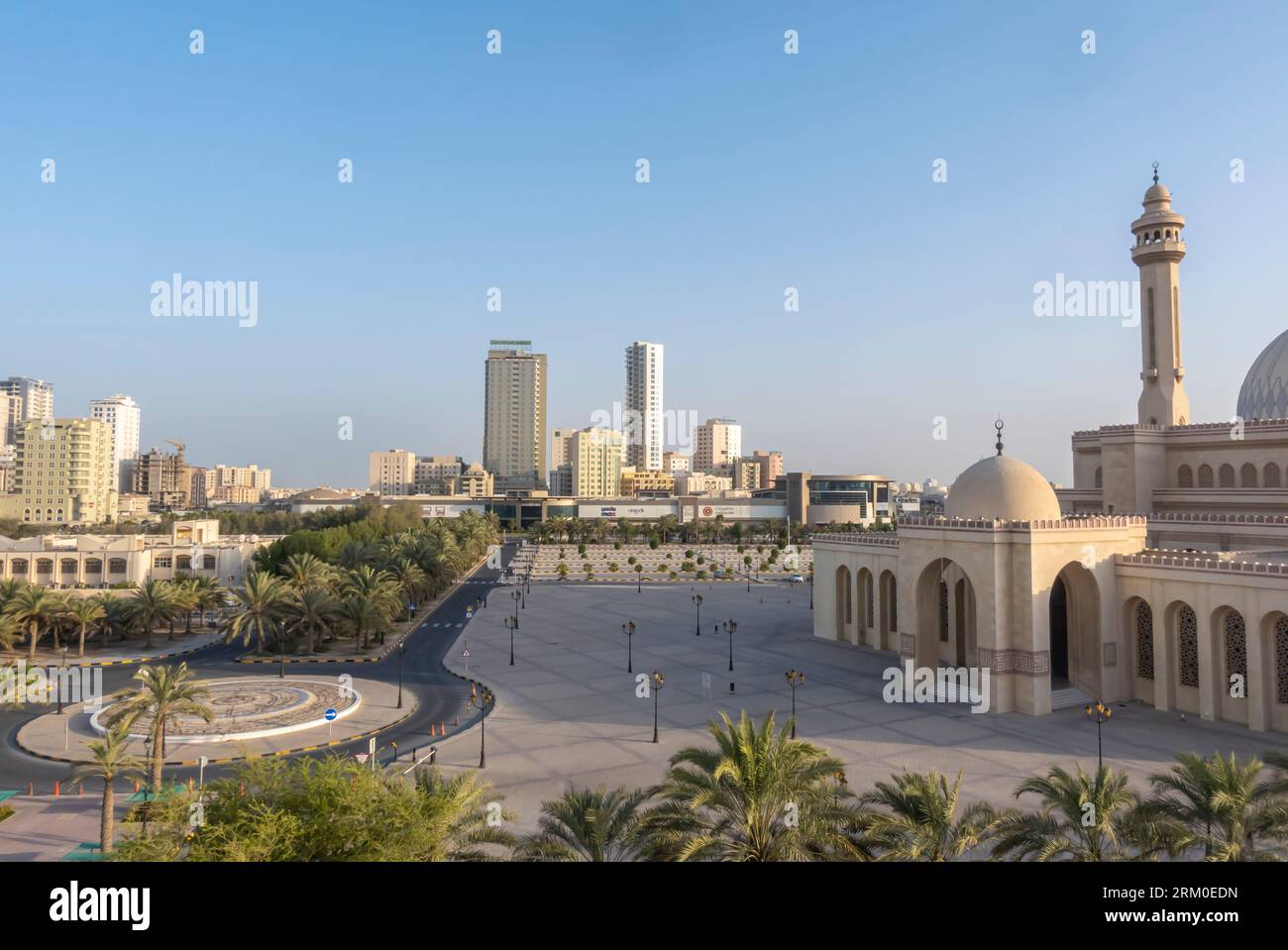 Al-Fateh Moschee Bahrain - eine der größten Moscheen der Welt Stockfoto