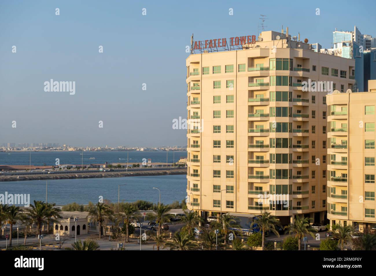 Al Fateh Tower - Unterkunft in Manama, Bahrain Stockfoto
