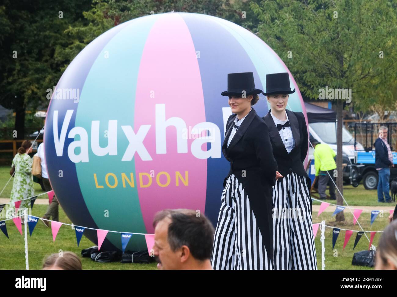 Vauxhall Pleasure Gardens, London, Großbritannien. August 2023 26. Der viktorianische Vauxhall-Jahrmarkt in den Vauxhall Pleasure Gardens. Stockfoto