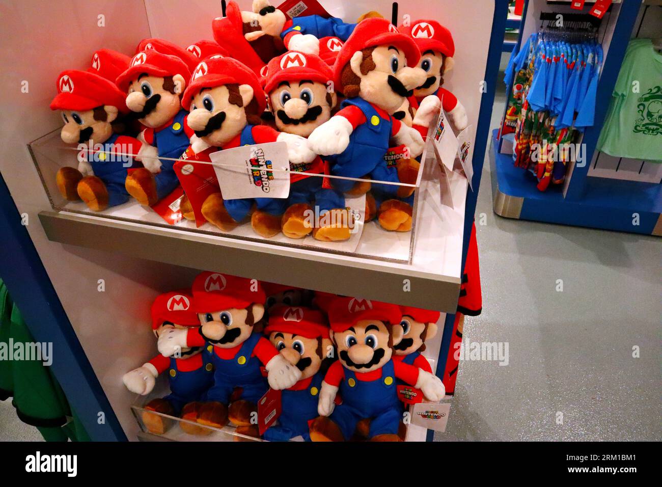 UNIVERSAL CITY Hollywood, Kalifornien: SUPER MARIO BROS im SUPER NINTENDO WORLD STORE auf CityWalk in den Universal Studios Hollywood Stockfoto