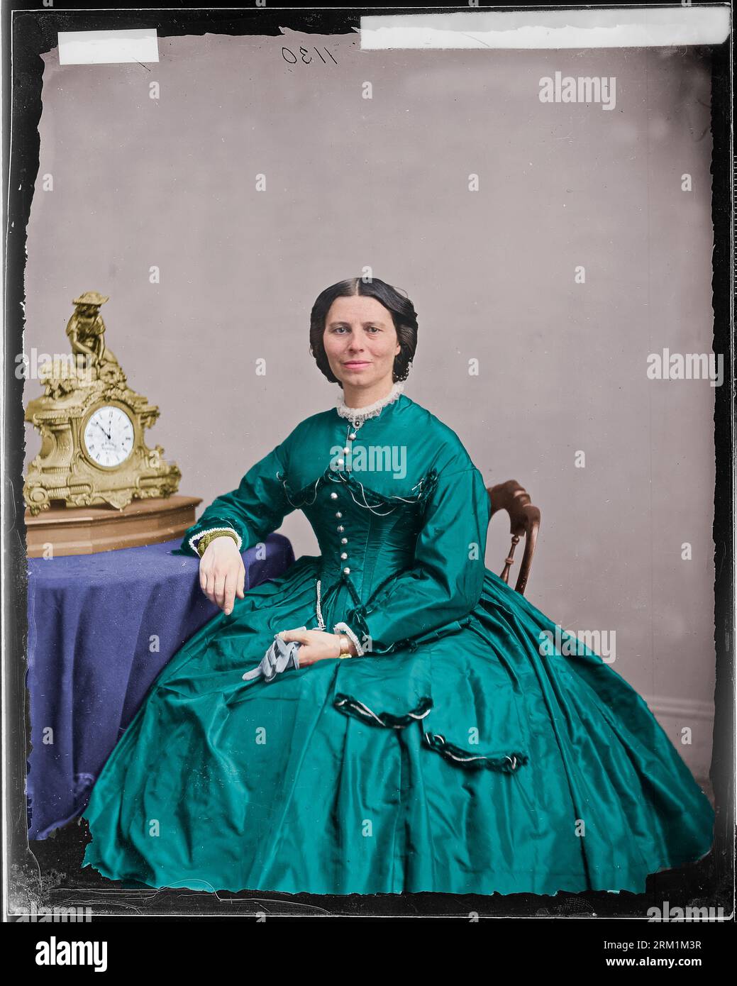 Miss Clara Barton. Dieses Element dokumentiert den Zeitraum von CA. 1860–ca. 1865. Stockfoto