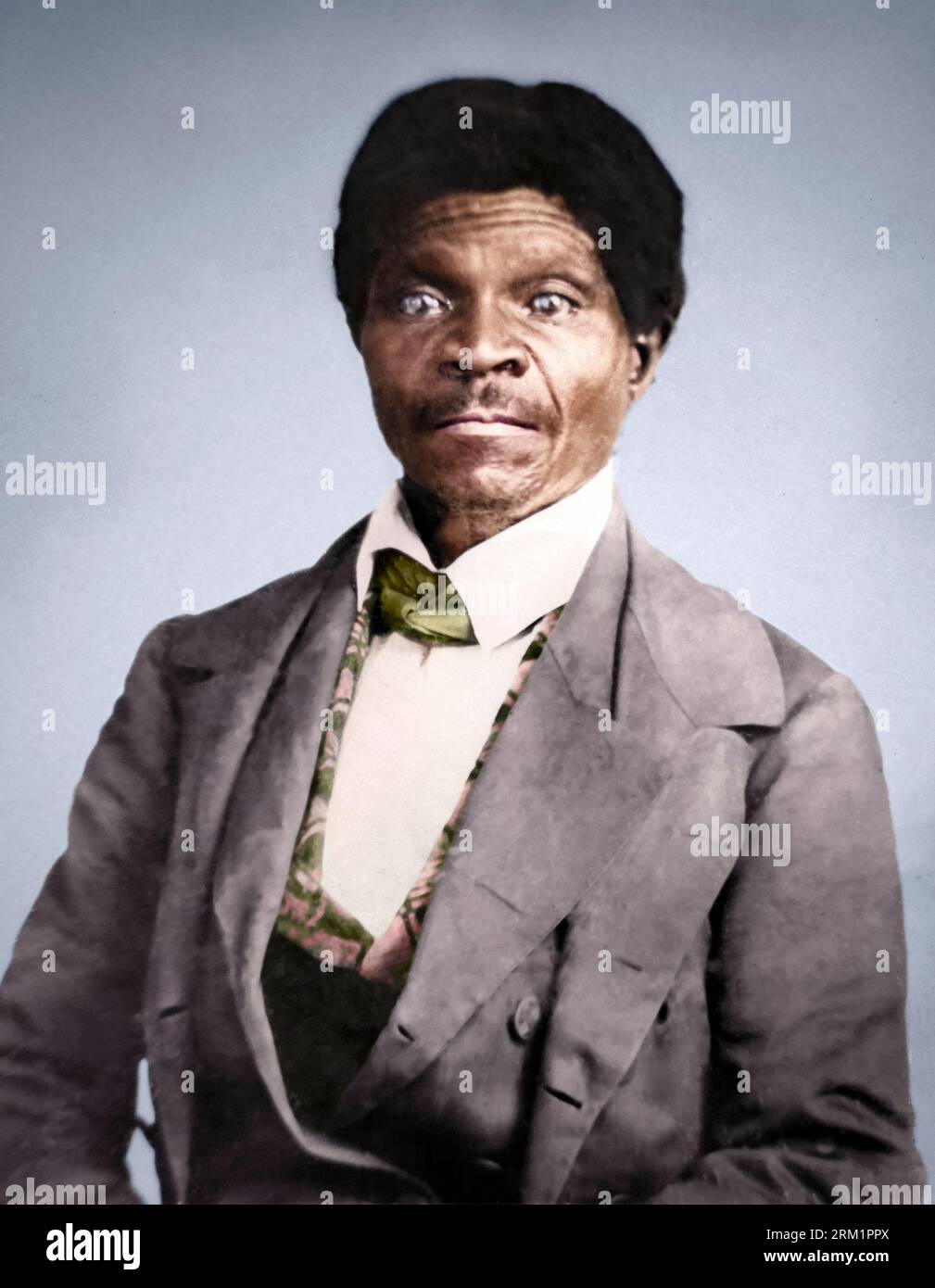 Ein Foto von Dred Scott, aufgenommen um die Zeit seines Gerichtsverfahrens im Jahr 1857 Stockfoto