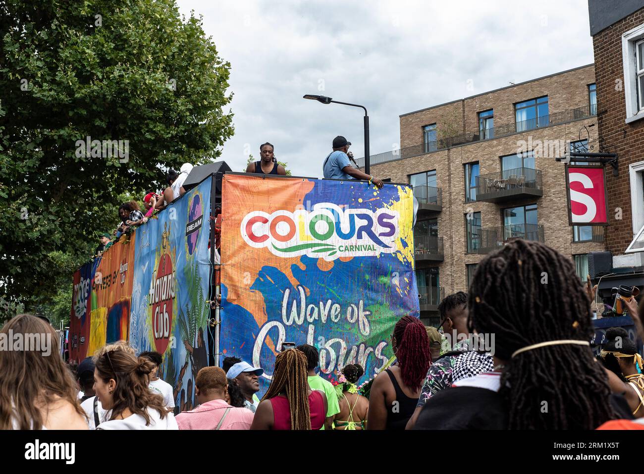 Notting Hill Carnival 2022, das Two Days Annual Caribbean Festival, das in West London stattfindet. Stockfoto