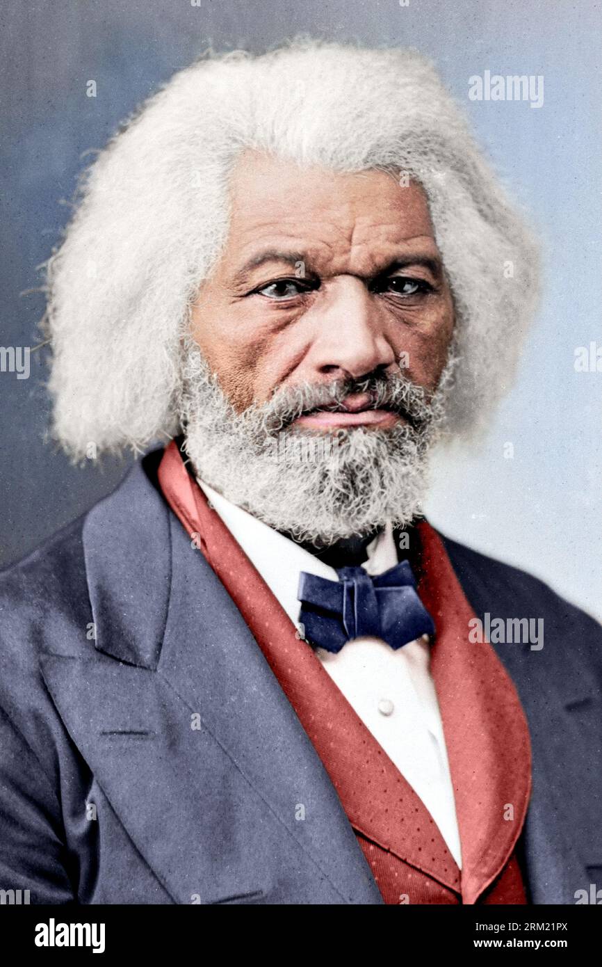 Frederick Douglass, Afroamerikaner-Abolitionist. Zwischen ca. 1865 und ca. 1880 Stockfoto