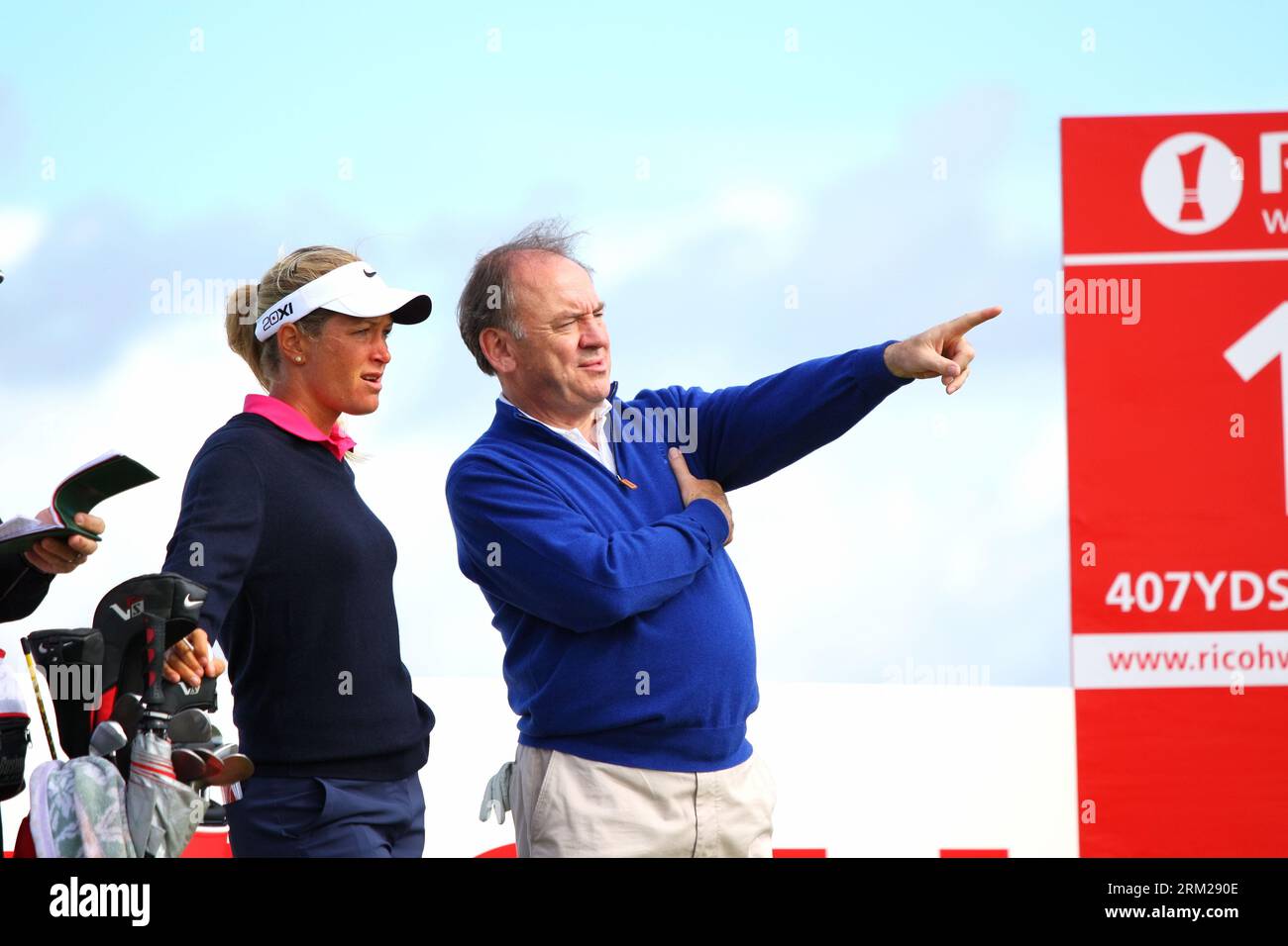 Suzann Pettersen aus Norwegen wurde zum europäischen Mannschaftskapitän für 2023 Spiele im Solheim Cup gewählt, die vom 22. Bis 24. September auf der Finca Corte ausgetragen werden sollten Stockfoto