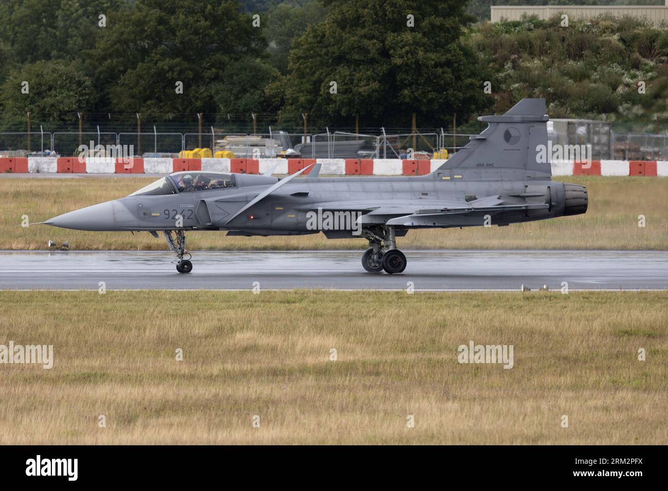 Czech Air Force SAAB JAS 39 Gripen Multirole JET Fighter auf der Royal International Air Tattoo 2023 Stockfoto