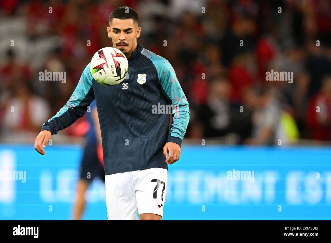 LILLE - Danilo Veiga von HNK Rijeka während des Play-off-Spiels der Conference League zwischen Lille OSC und HNK Rijeka im Pierre-Mauroy-Stadion am 24. August 2023 in Lille, Frankreich. AP | niederländische Höhe | Gerrit van Cologne Credit: ANP/Alamy Live News Stockfoto