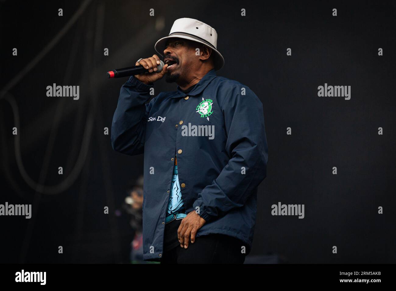 Paris, France. 26th Aug, 2023. Sen Dog from Cypress Hill band performs on stage during the live concert. The third day of 20th edition of the French music festival Rock en Seine has been headlined by the British duo The Chemical Brothers, at Domaine National de Saint-Cloud. Credit: SOPA Images Limited/Alamy Live News Stockfoto