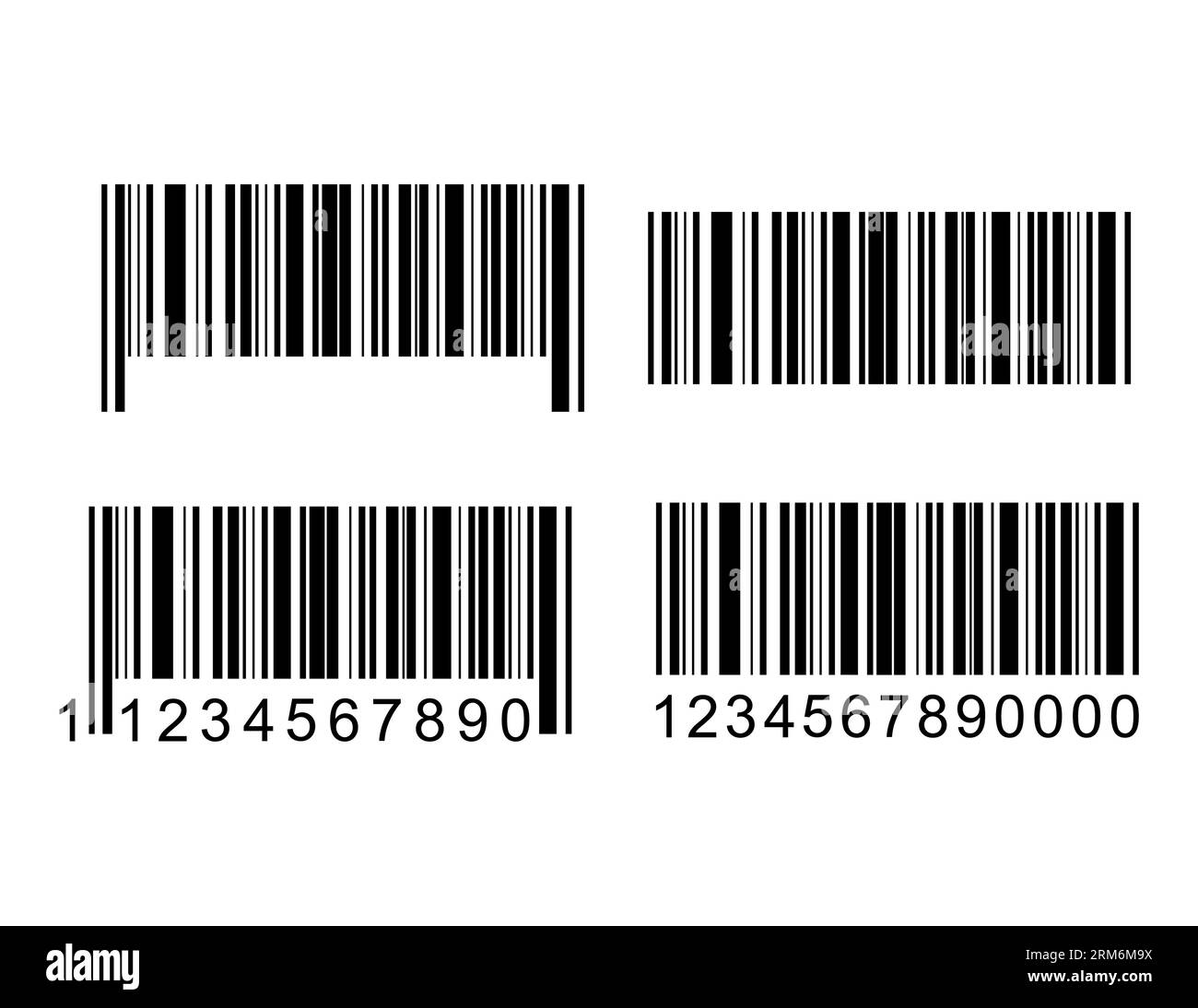 Satz von Barcode-Vektorsymbol. Barcode für flaches Web-Design. Abbildung des Scanners . Stock Vektor