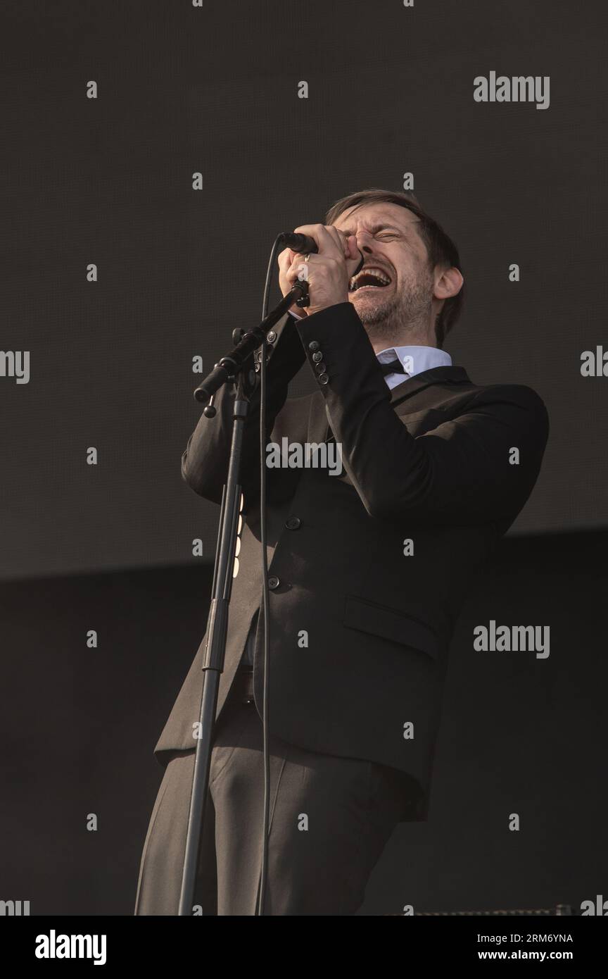 Portsmouth, Vereinigtes Königreich. 26. August 2023. Die Göttliche Komödie tritt auf dem Siegerfestival 2023 auf. Cristina Massei/Alamy Live News Stockfoto