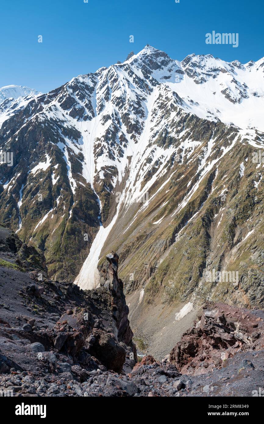 In den Bergen des Nordkaukasus. Kabardino Balkaria, Russland Stockfoto