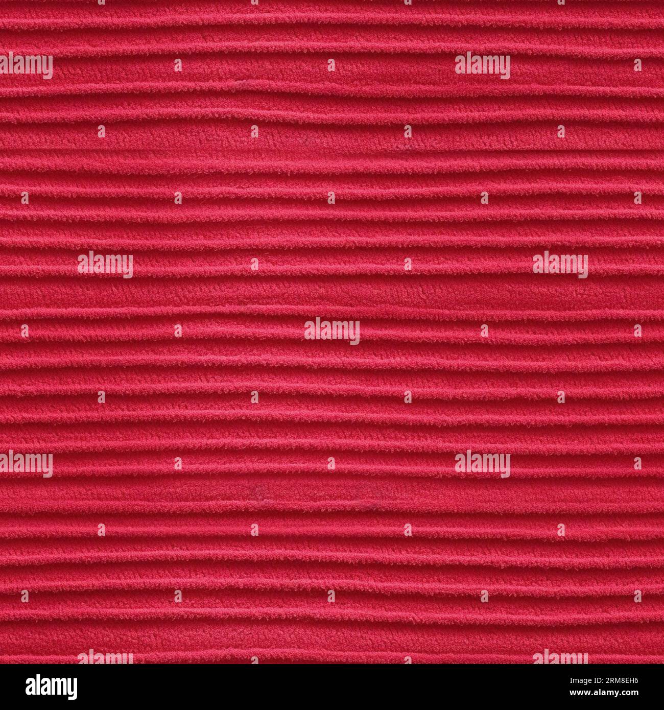 Samtig hell Rot Textil Textil Textur nahtlos Stockfoto