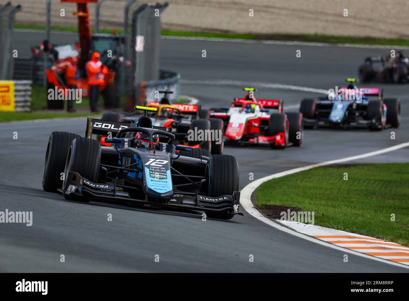 12 LECLERC Arthur (mco), DAMS, Dallara F2, Action während der 11. Runde der FIA-Formel-2-Meisterschaft 2023 vom 25. Bis 28. August 2023 auf dem Zandvoort Circuit in Zandvoort, Niederlande Stockfoto
