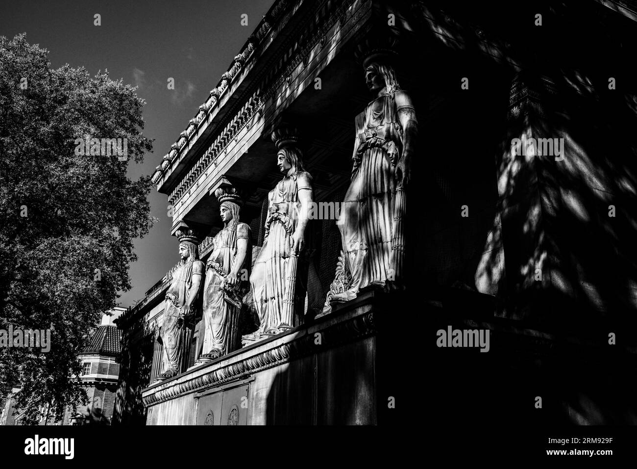 London Caryatids Stockfoto