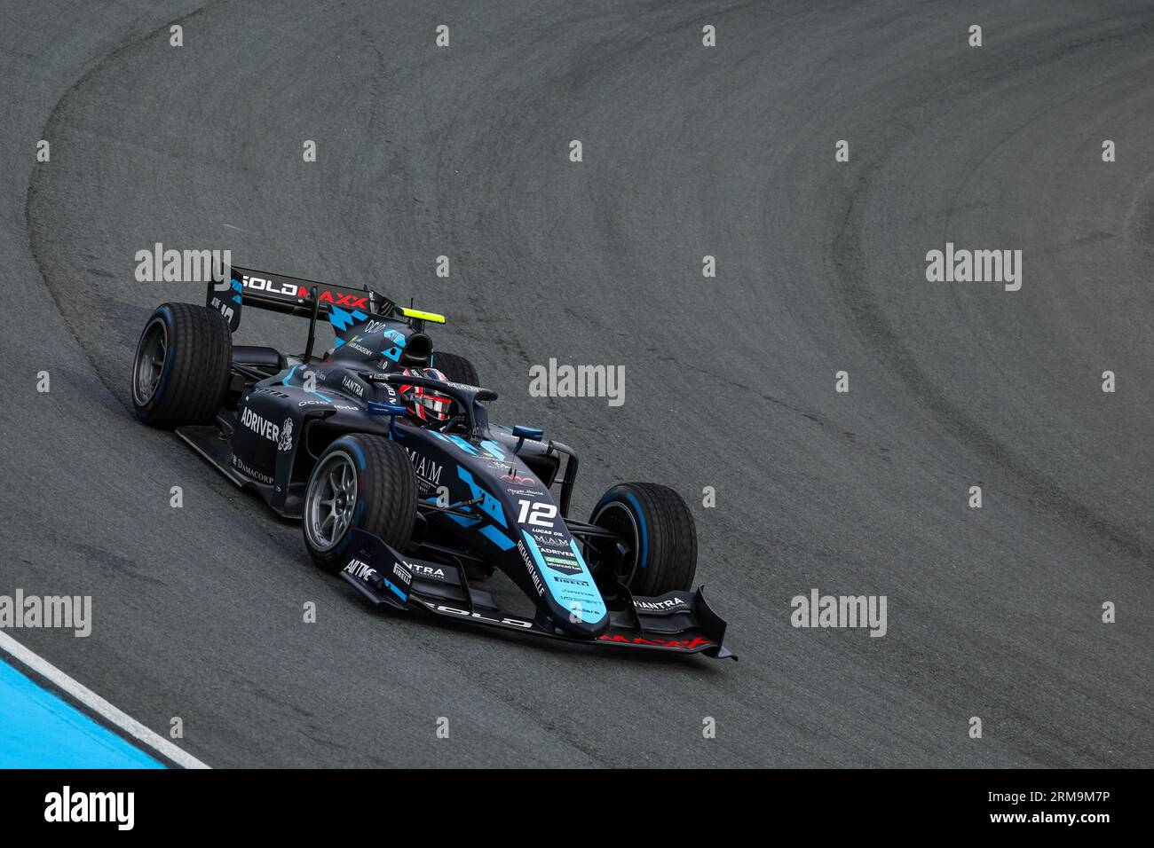 12 LECLERC Arthur (mco), DAMS, Dallara F2, Action während der 11. Runde der FIA-Formel-2-Meisterschaft 2023 vom 25. Bis 28. August 2023 auf dem Zandvoort Circuit in Zandvoort, Niederlande Stockfoto