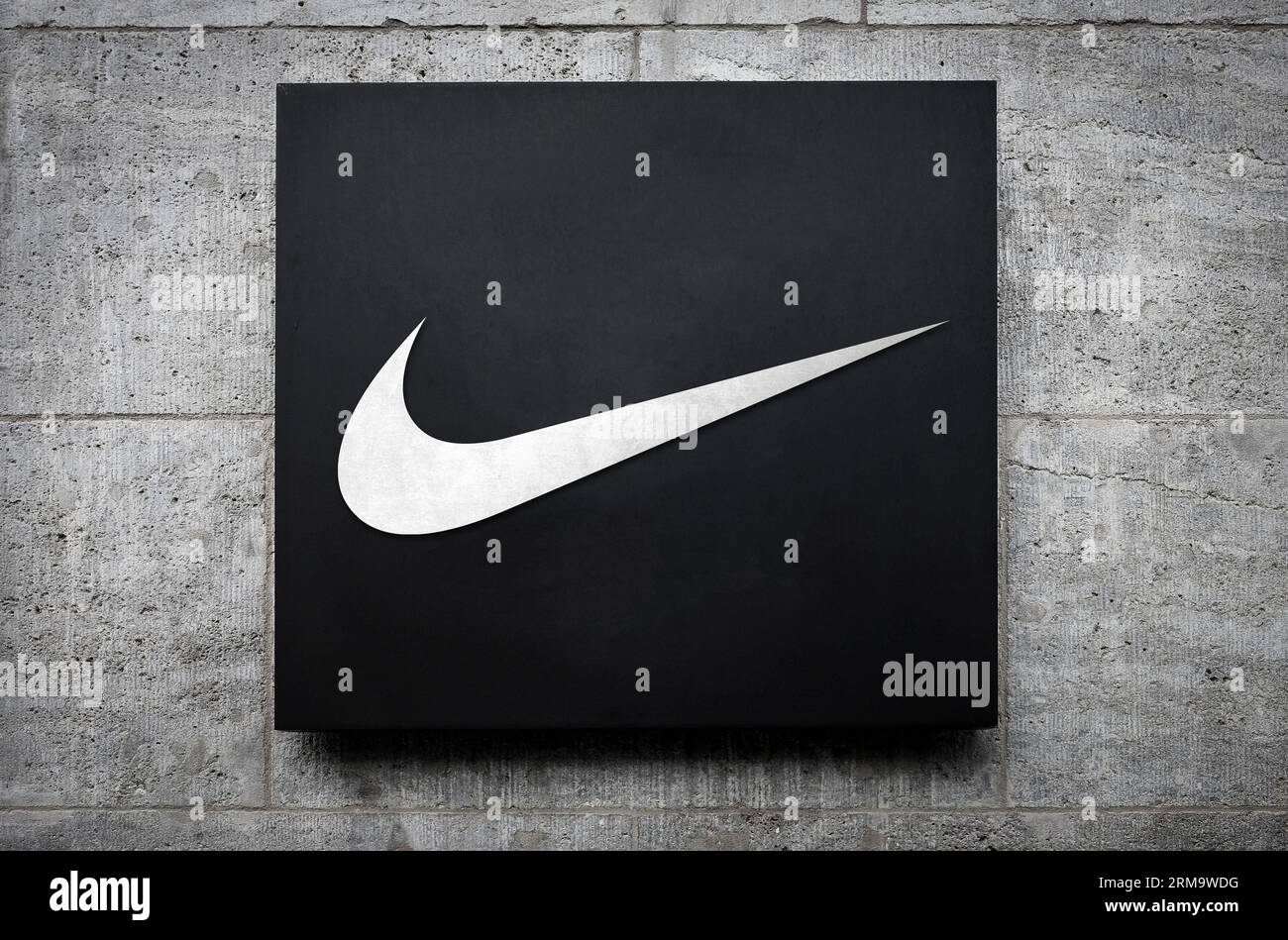 Nike – Sportausrüstungsunternehmen Stockfoto