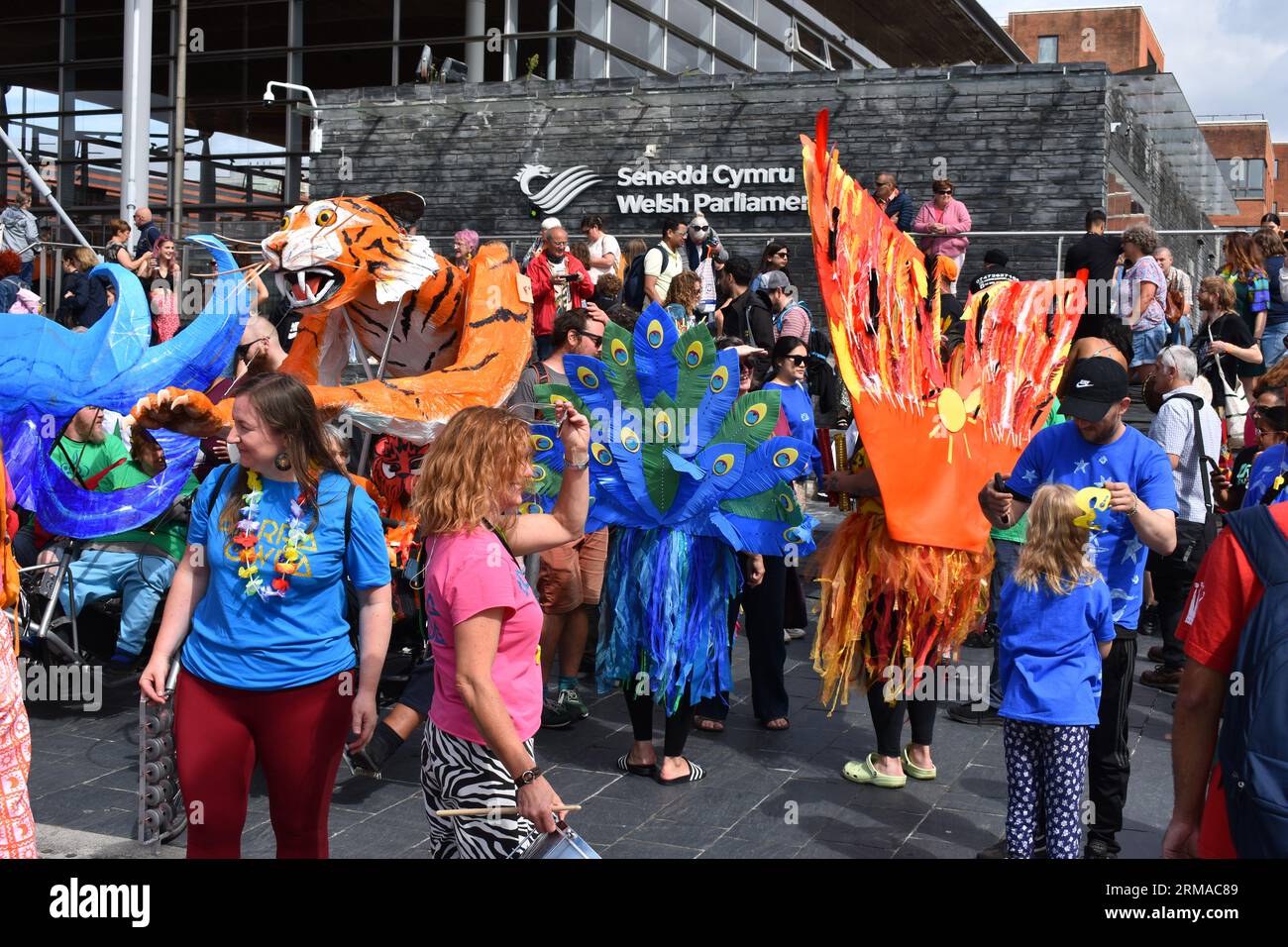 Butetown Carnival, Cardiff Bay, Cardiff, Wales Stockfoto