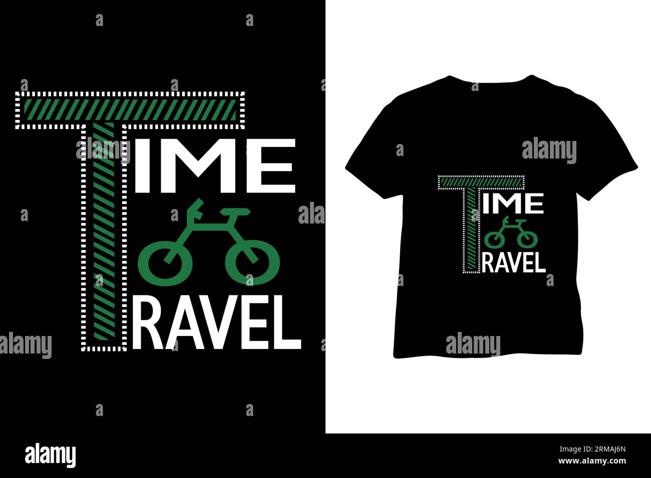 Time Too Travel Typografie T-Shirt-Design Stock Vektor