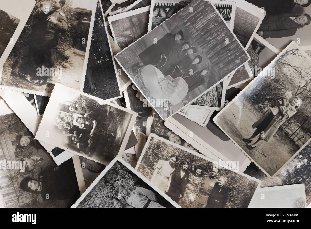 Amateurfilm-Aufnahmen Ende der 1940er Jahre Stockfoto