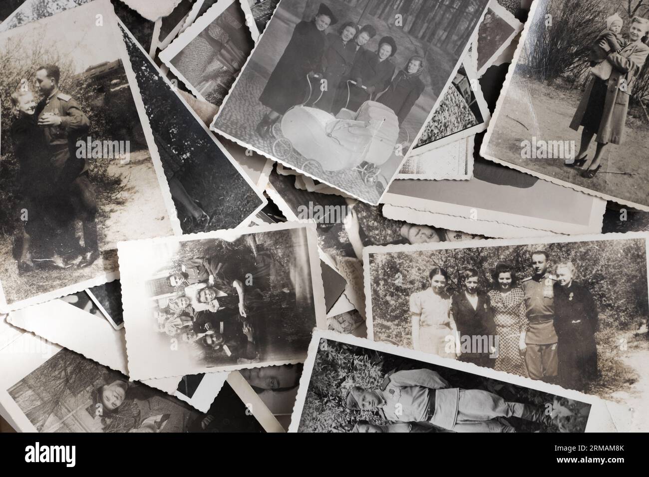 Amateurfilm-Aufnahmen Ende der 1940er Jahre Stockfoto