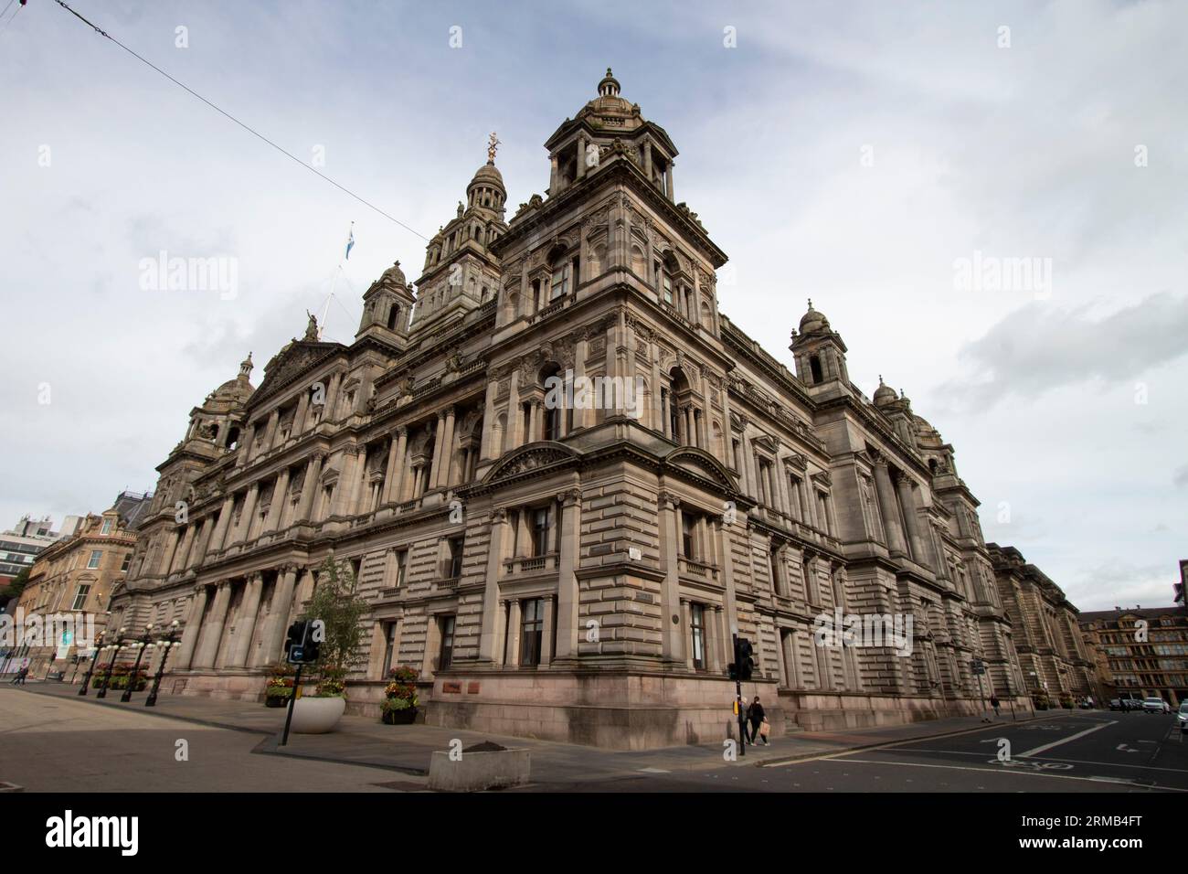 Glasgow City Chambers oder Municipal Buildings Hauptsitz des Glasgow City Council Glasgow, Schottland, Stockfoto