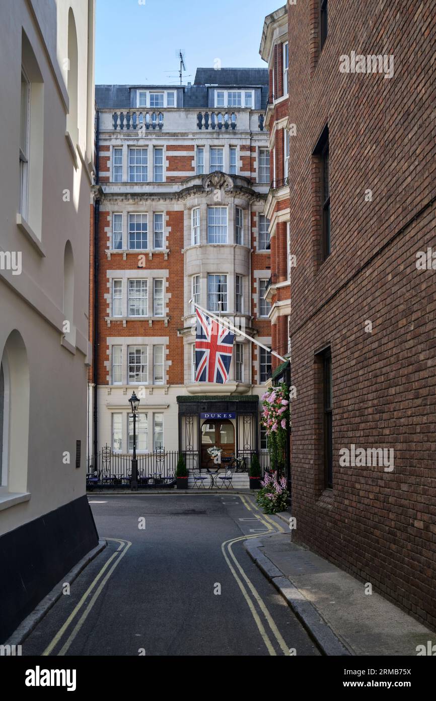 Dukes Hotel St James Mayfair London Stockfoto