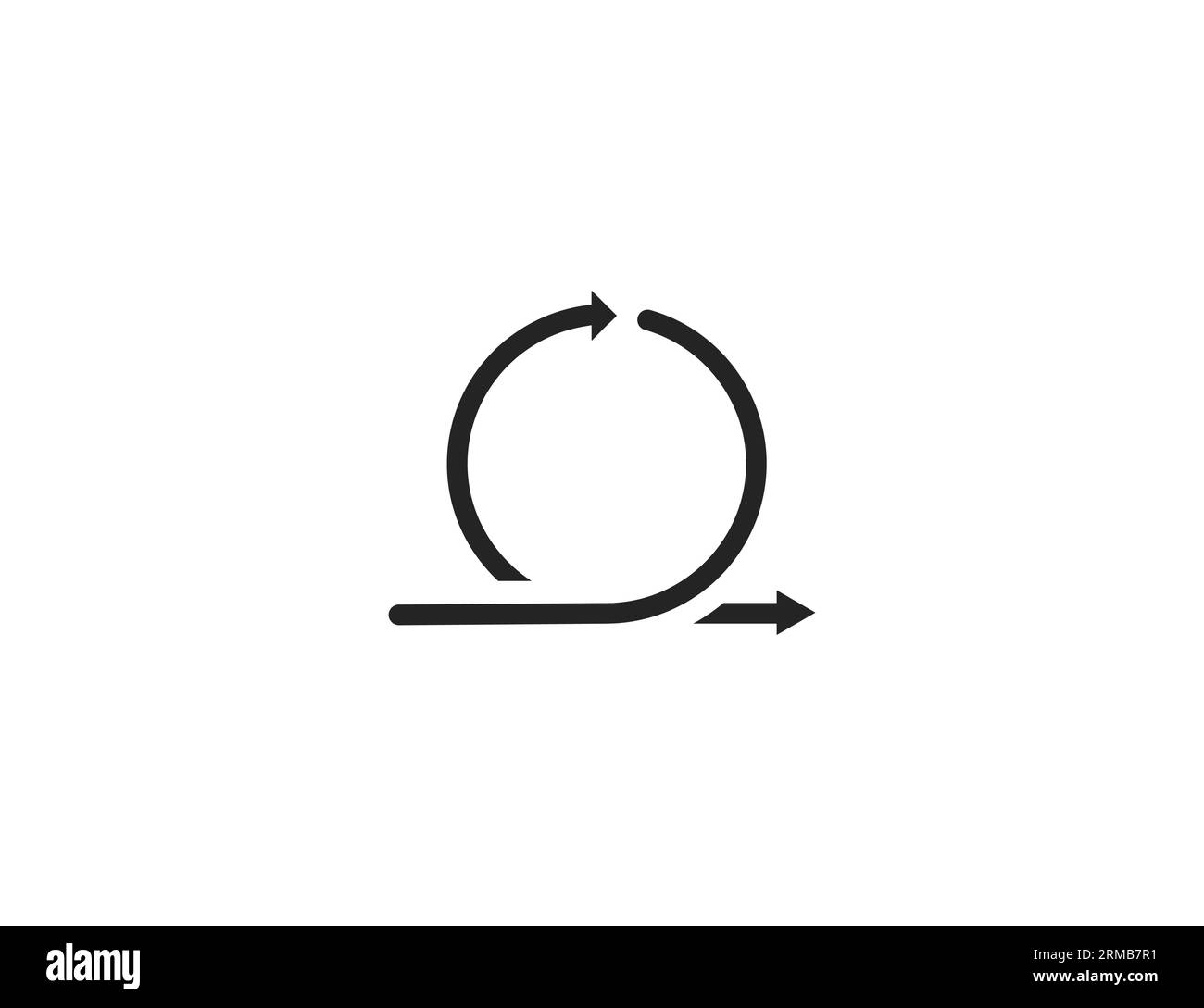Agile Entwicklung, Plansymbol. Vektorillustration. Stock Vektor