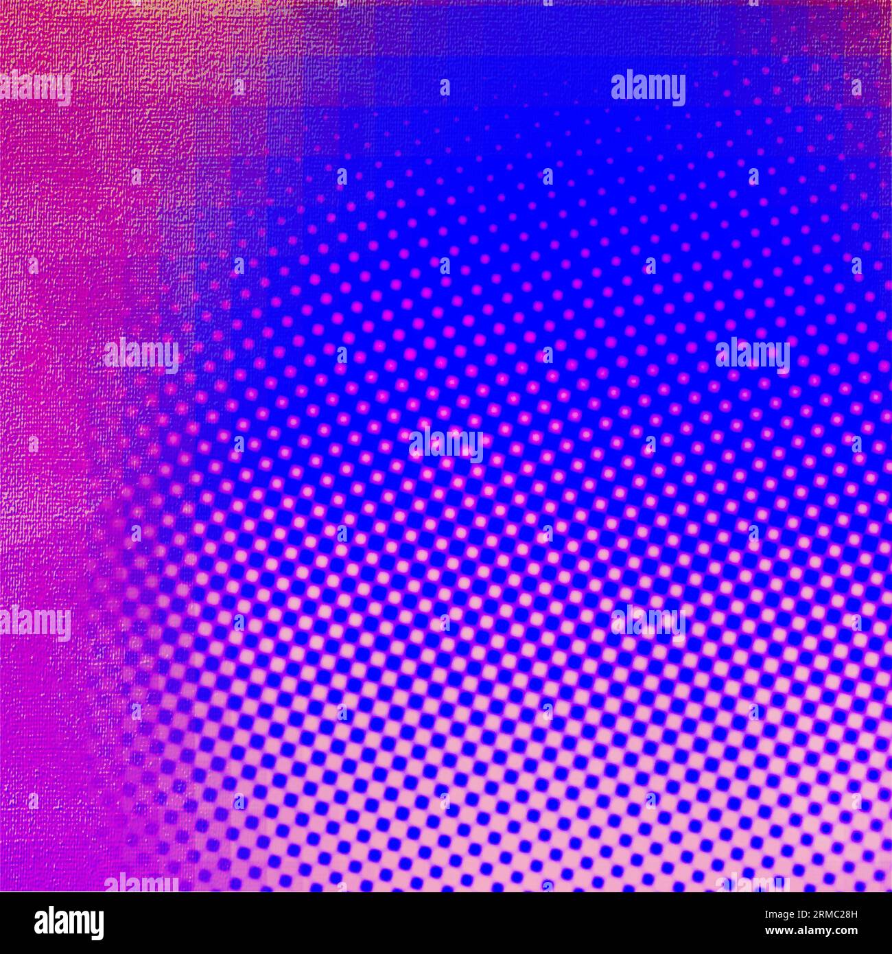 Lila, blaue Punkte, verlaufender quadratischer Hintergrund. Hintergrund einfaches Design für Ihre Ideen, am besten geeignetes Poster, Banner, Verkauf, Veranstaltungen, Werbung usw. Stockfoto