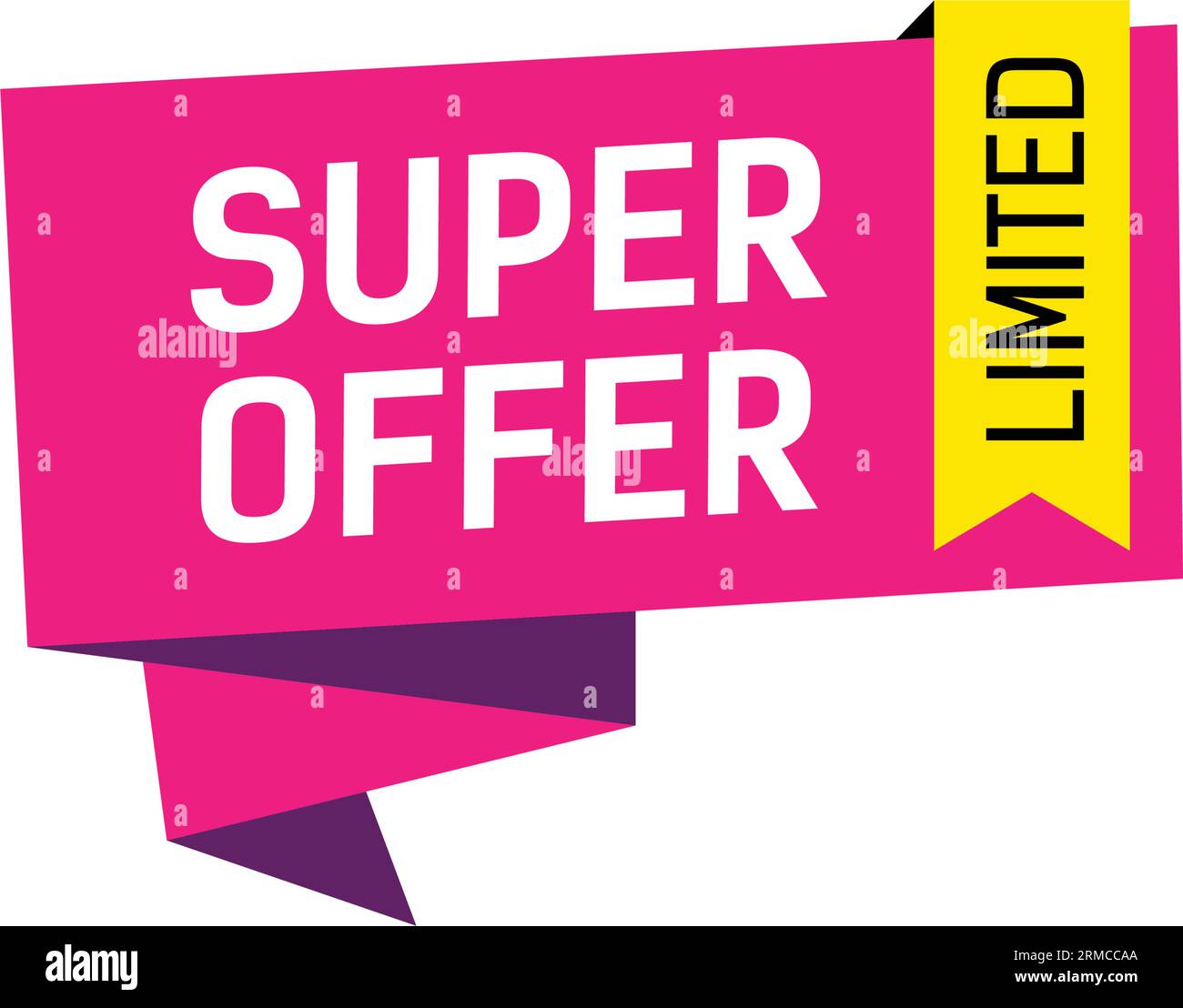 Super Offer Limited Creative Banner Stock Vektor