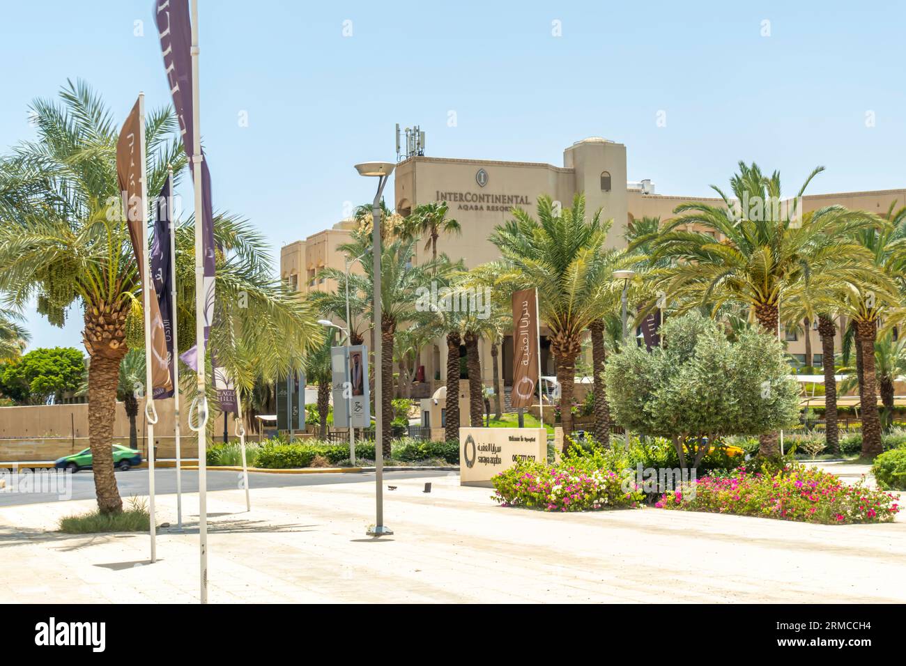 InterContinental Aqaba (Resort Aqaba), ein IHG Hotel Jordanien Stockfoto