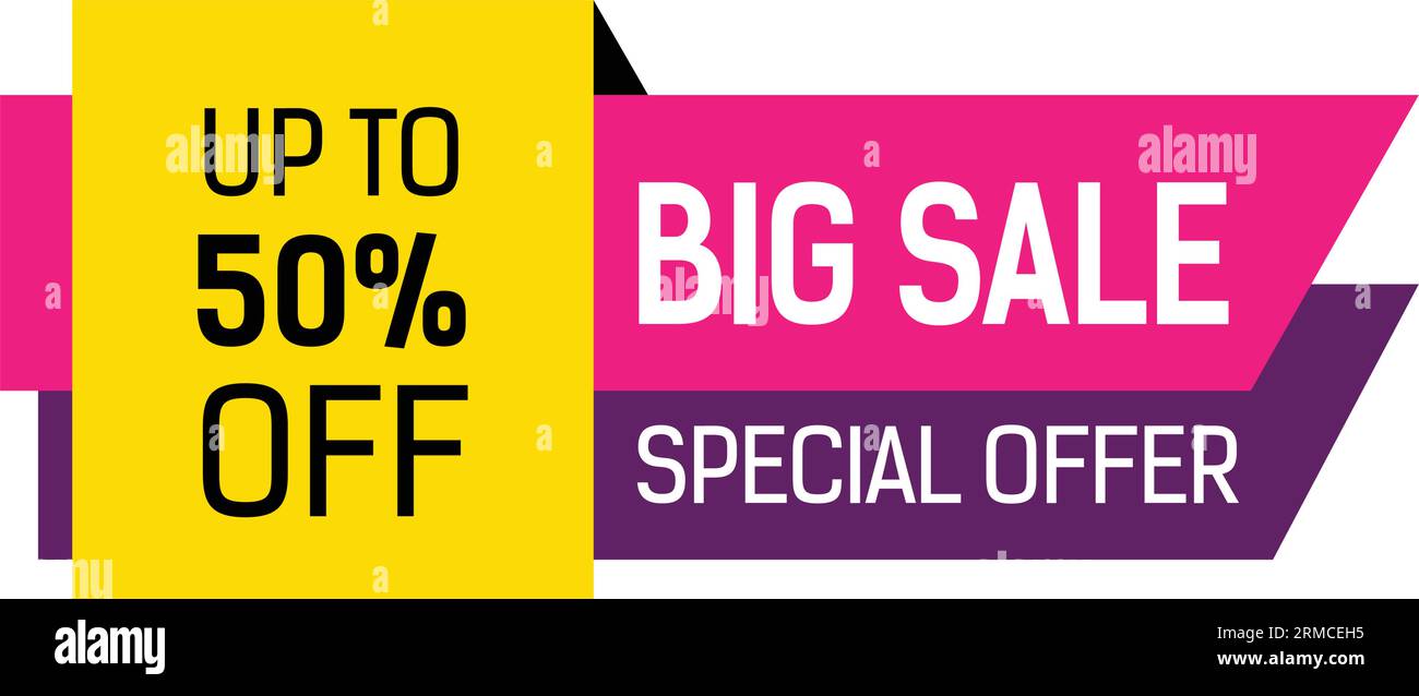 Buntes Großverkauf-Banner Stock Vektor