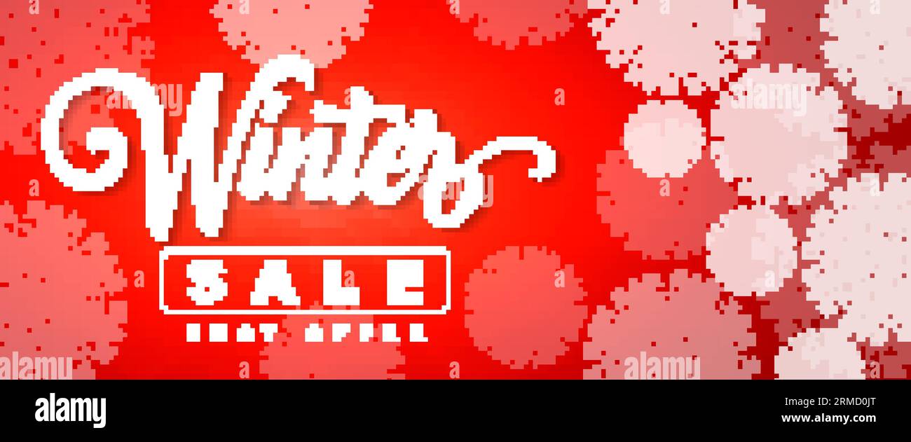 Winter Sale Bestes Angebot Stock Vektor