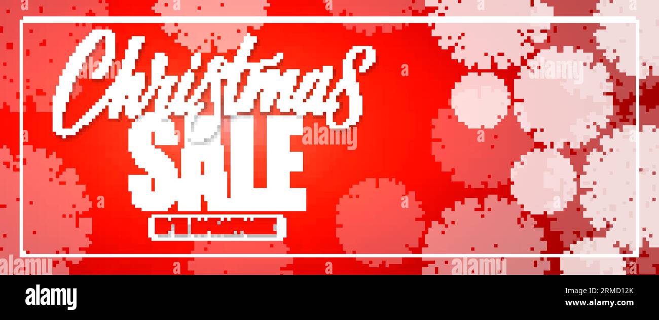 Weihnachtsgeschenk im Rahmen Stock Vektor