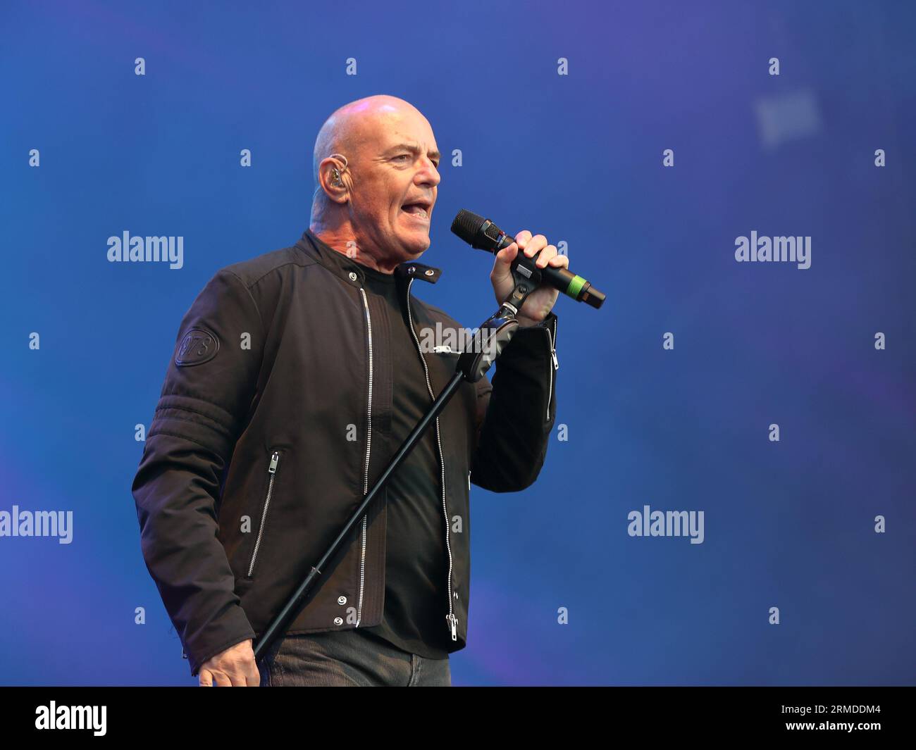 Henley-on-Thames, Vereinigtes Königreich. August 2023. Peter Cox von Go West am zweiten Tag des Rewind South 80s Music Festival 2023. Stockfoto