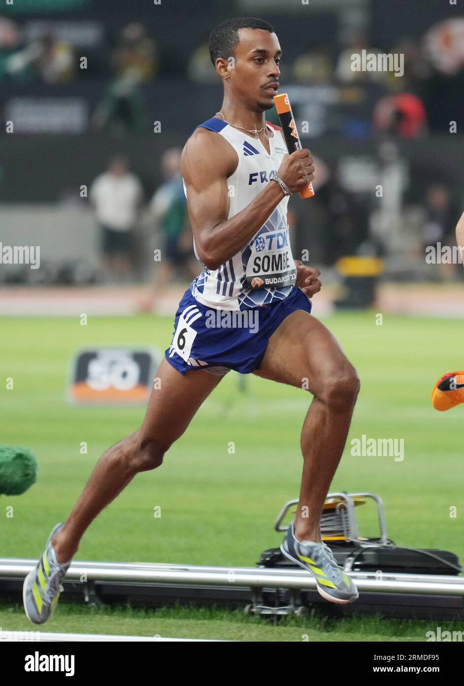 Budapest, Hongrie. 26. August 2023. David Sombé (FRA), Heat 2 Men's