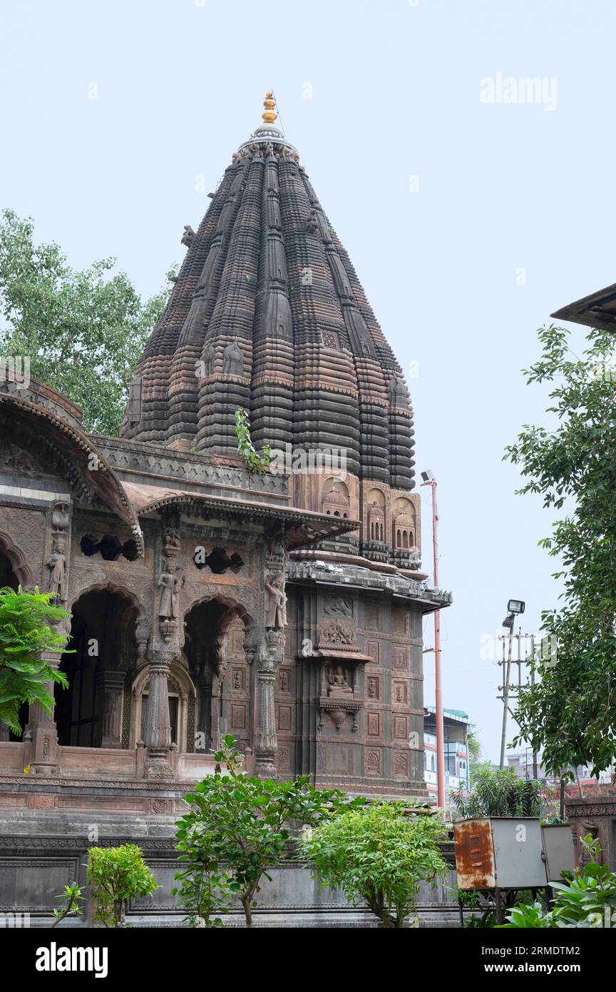 Krishnapura Chhatris, auch bekannt als Krishna Pura Chhatris, erbaut Mitte des 19. Jahrhunderts, Indore, Madhya Pradesh, Indien Stockfoto