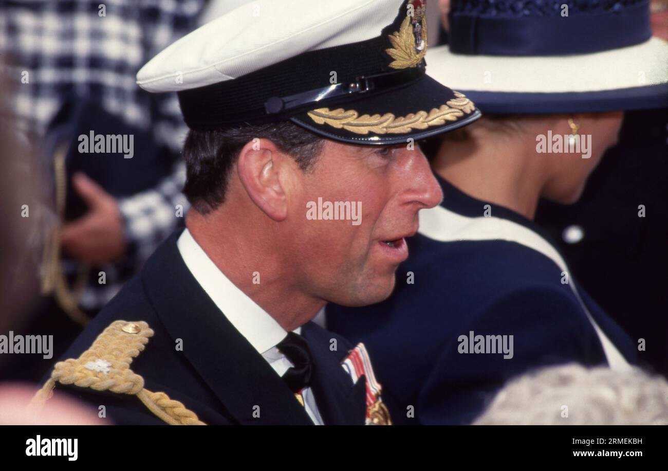 Prinz Charles, der Prinz von Wales Foto des Henshaw Archivs Stockfoto