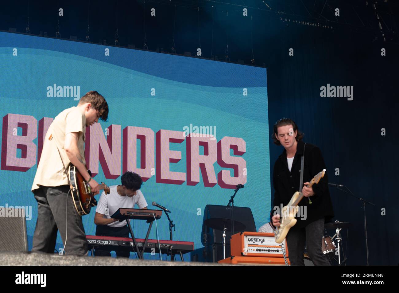 Portsmouth, Vereinigtes Königreich. 27. August 2023. Die Blinders treten live auf dem Siegerfestival 2023 auf. Cristina Massei/Alamy Live News Stockfoto