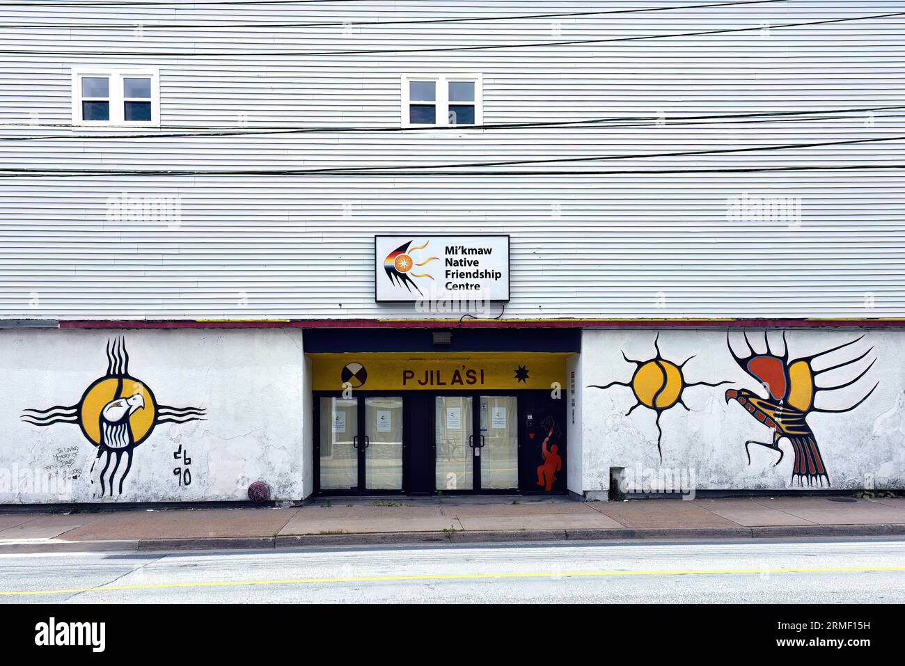 Halifax, Kanada - 7. August 2023: Das Mi'kmaw Native Friendship Centre in der Gottingen Street bietet Unterstützung und einen Ort, an dem man sich versammeln kann Stockfoto