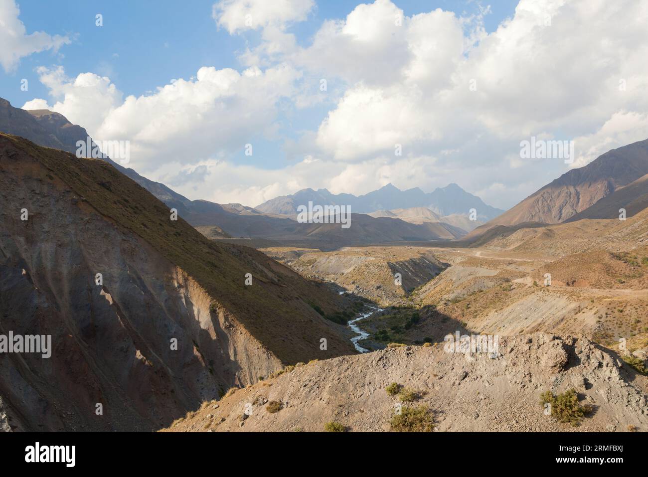 Wunderschöner Blick auf den Canyon Maipo, Chile, Südamerika Stockfoto