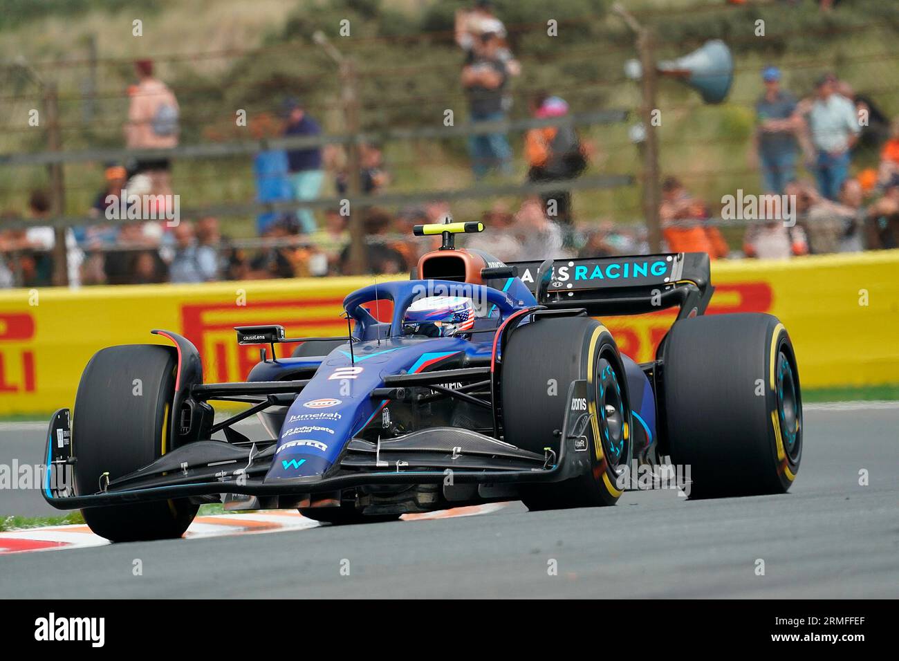 25. August 2023, Circuit Park Zandvoort, Zandvoort, FORMEL 1 HEINEKEN DUTCH GRAND PRIX 2023, im Bild Logan Sargeant (USA), Williams Racing Stockfoto