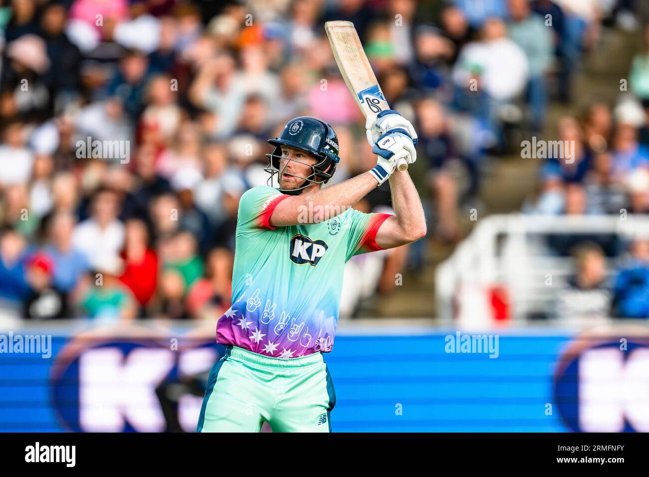 LONDON, VEREINIGTES KÖNIGREICH. 27. August, 23. Jimmy Neesham von Oval Invincibles während des Finales – Oval Invincibles vs Manchester Originals auf dem Lord’s Cricket Ground am Sonntag, den 27. August 2023 in LONDON ENGLAND. Quelle: Taka Wu/Alamy Live News Stockfoto